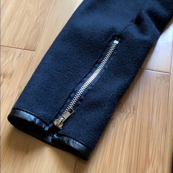 Cape Style Asymmetric Wool Blend Jacket - Picture 6 of 7